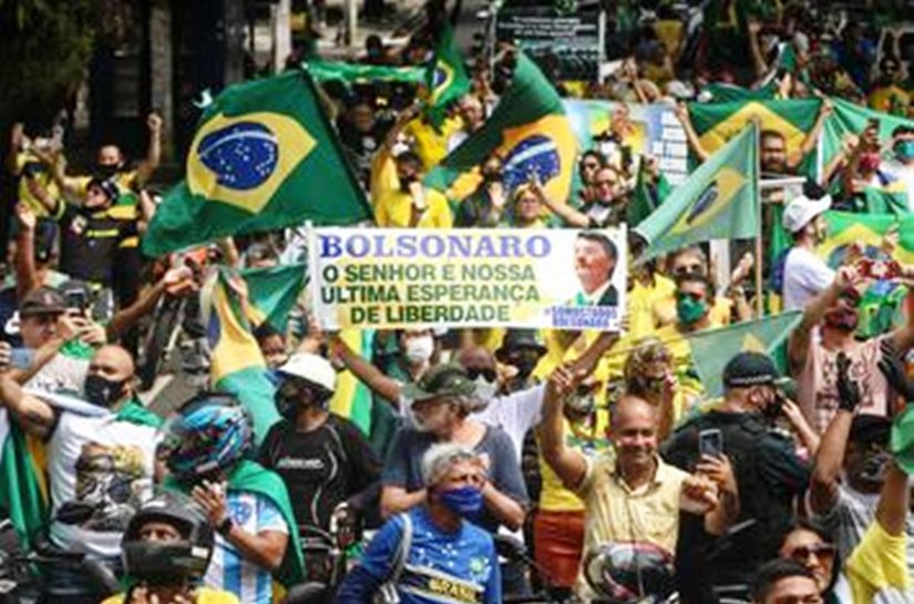 Capitais registram manifestações a favor de Bolsonaro no Dia do Trabalho