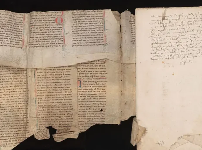 O manuscrito perdido há 400 anos sobre a lenda do rei Arthur e do mago Merlin que foi encontrado dentro de um livro