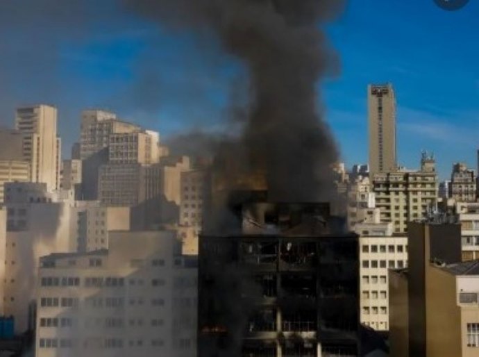 Demolição de prédio incendiado no Centro de São Paulo começa neste sábado,16