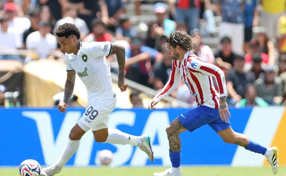 Botafogo perde para o Atlético de Madrid, mas avança no 'grupo da morte'