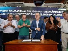 Governador afirma que Free Shop vai dar 'impulso novo' para a Região Oeste de MT