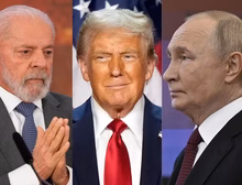 Lula critica Trump em reunião cara a cara com Putin no Kremlin