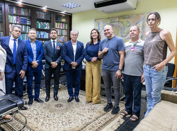 Abílio e desembargadores fortalecem parcerias no acolhimento social em Cuiabá