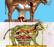 O touro de bronze era uma invenção horripilante projetada para fazer da própria morte um espetáculo.