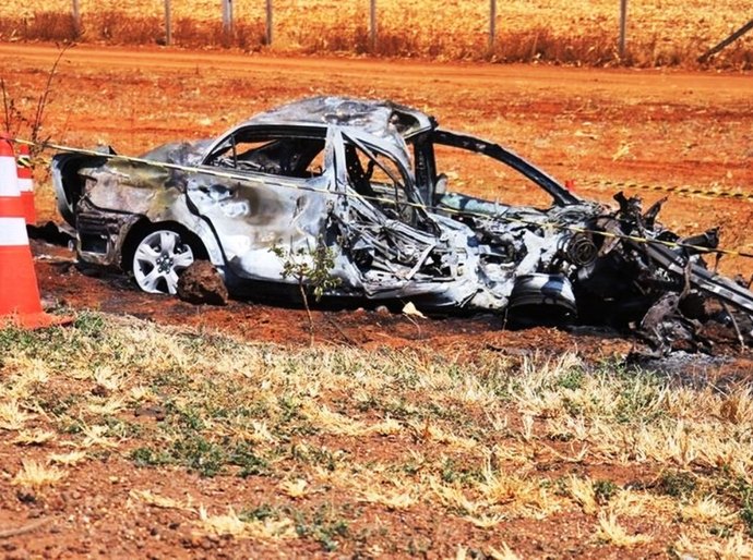 Acidente entre Corolla e carreta no km 617 da BR-163 mata motorista em MT