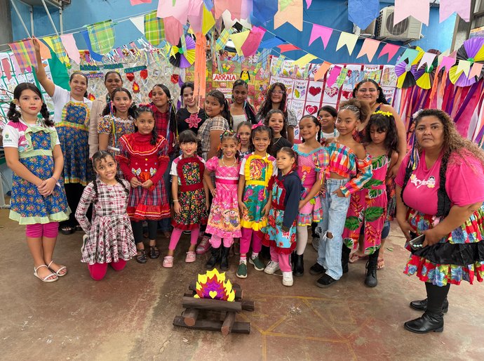 Siminina promove festas juninas e atividades culturais em cinco unidades de Cuiabá