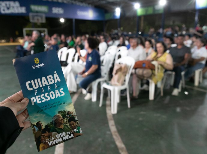 Audiência pública no Pedra 90 debate diretrizes do novo Plano Diretor de Cuiabá
