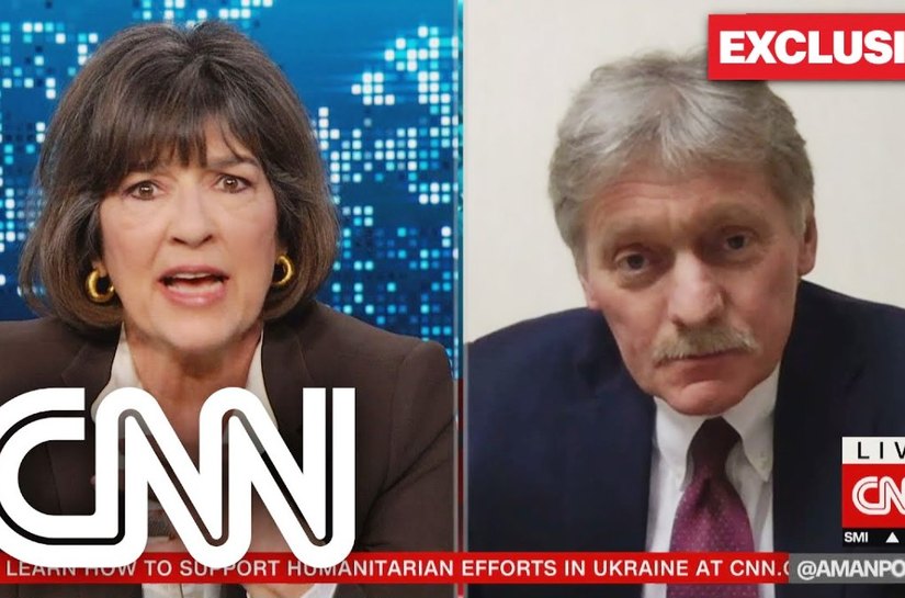 Rússia não quer ocupar Ucrânia, mas acabar com os nazistas, diz porta-voz do Kremlin à CNN