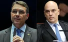 Flávio mira críticas em Moraes e evita generalizar ataques ao STF