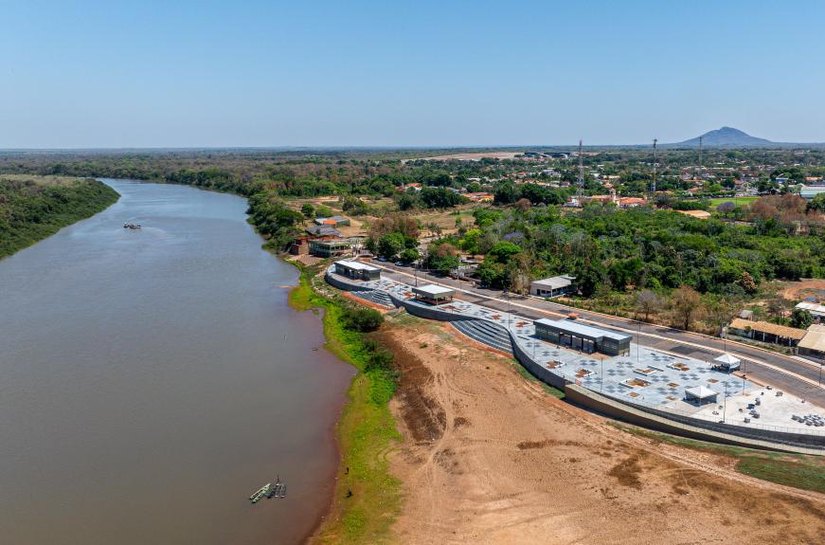 Obra da orla de Santo Antônio de Leverger entra na reta final; entrega anima empresários com alta do turismo e economia local