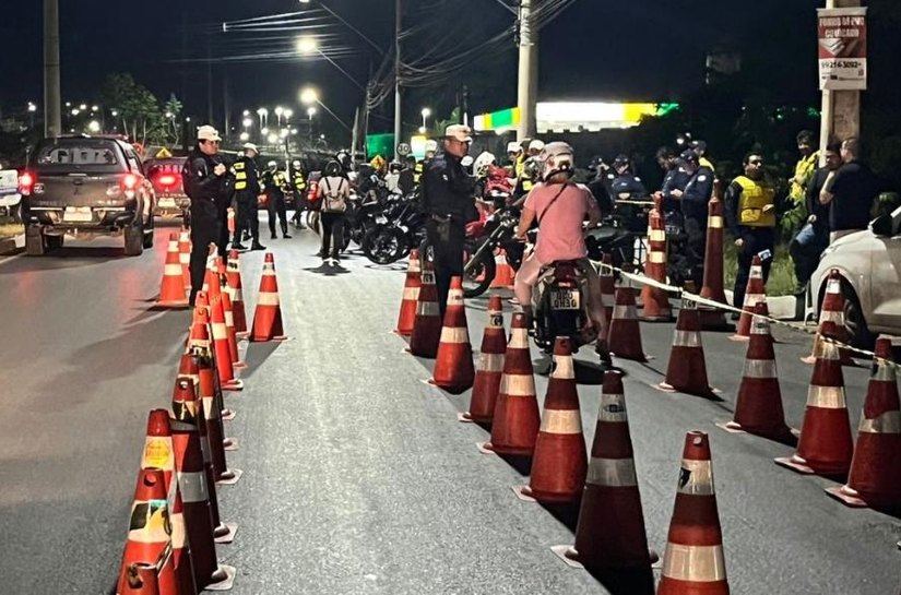 Operação Lei Seca fiscaliza 280 motocicletas e remove 61 veículos em Cuiabá