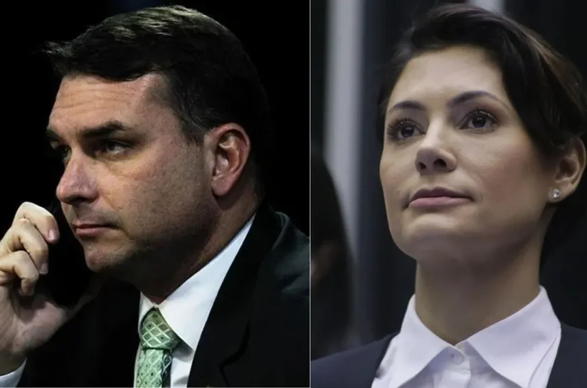 Solução para crise entre Flávio e Michelle depende de Bolsonaro