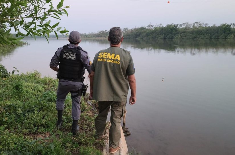 Mais de 360 armadilhas são retiradas dos Rios Cuiabá e Manso em 15 dias; veja vídeo