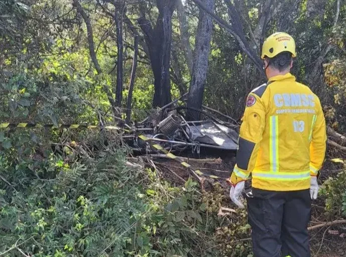 Queda de balão em SC: piloto pediu para as pessoas se jogarem, diz polícia