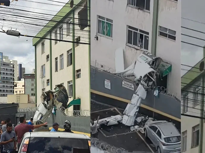 Bombeiros confirmam duas mortes após queda de avião em BH