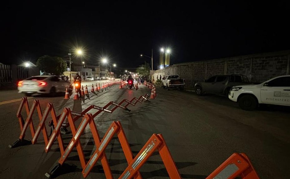 Operação Lei Seca para motos termina com dois presos em Várzea Grande