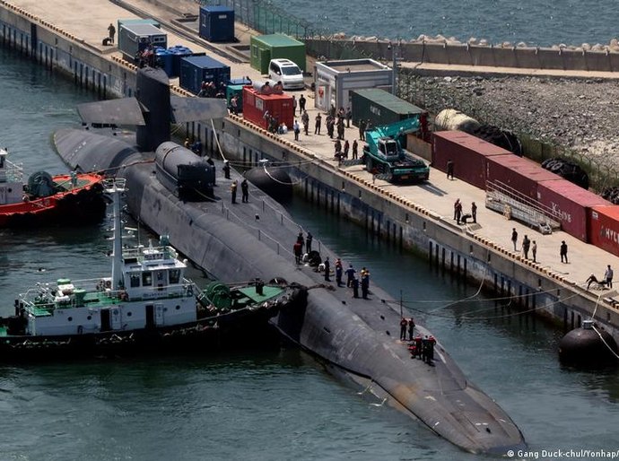 EUA mandam submarino nuclear para Guantánamo após navios russos chegarem a Cuba para exercícios militares