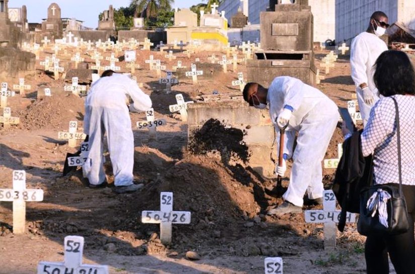 País registra 966 mortes e 33.933 novos casos de Covid-19 nas últimas 24 horas