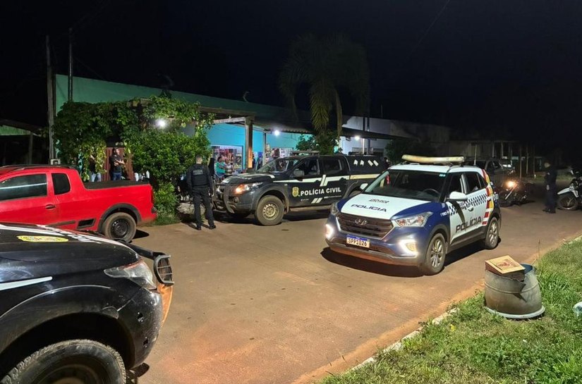 Polícias Civil e Militar realizam operações integradas em Santa Cruz do Xingu e Santo Antônio do Fontoura,MT