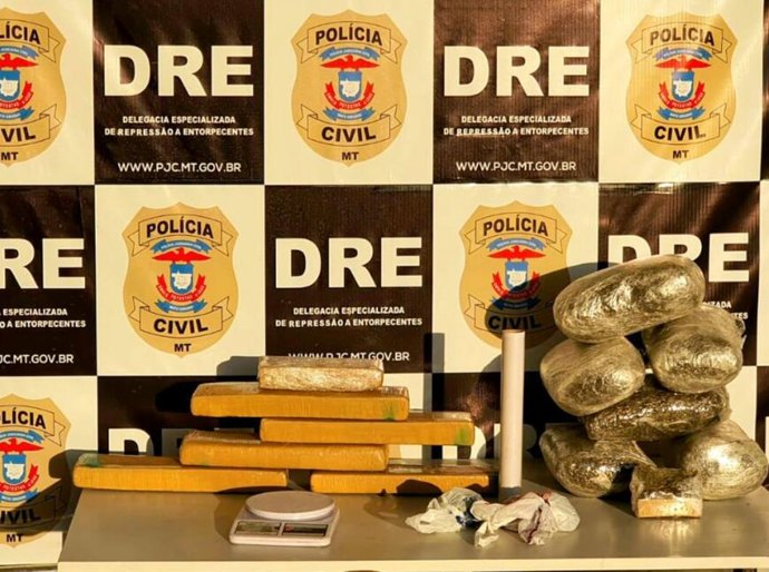 Foragido da Operação Fronteira Fechada é preso com quase 13 quilos de drogas em Cuiabá