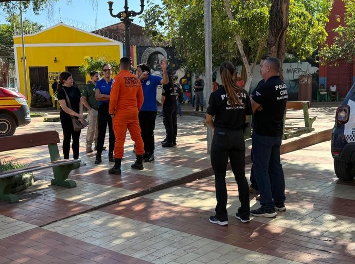 Forças de segurança realizam operação conjunta para enfrentar crimes e promover inclusão social no centro de Cuiabá