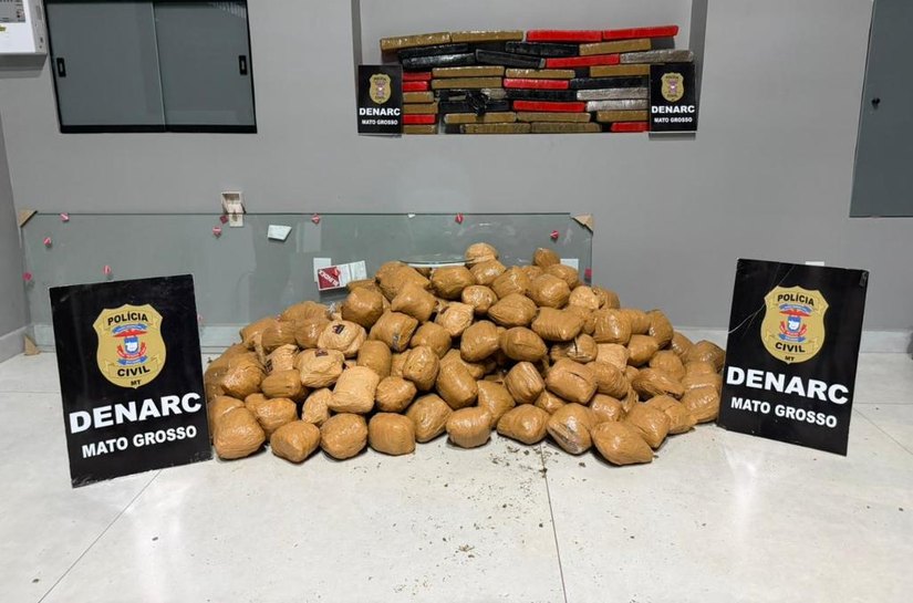 Polícia Civil apreende mais de 150 quilos de maconha em casa no bairro Jardim União