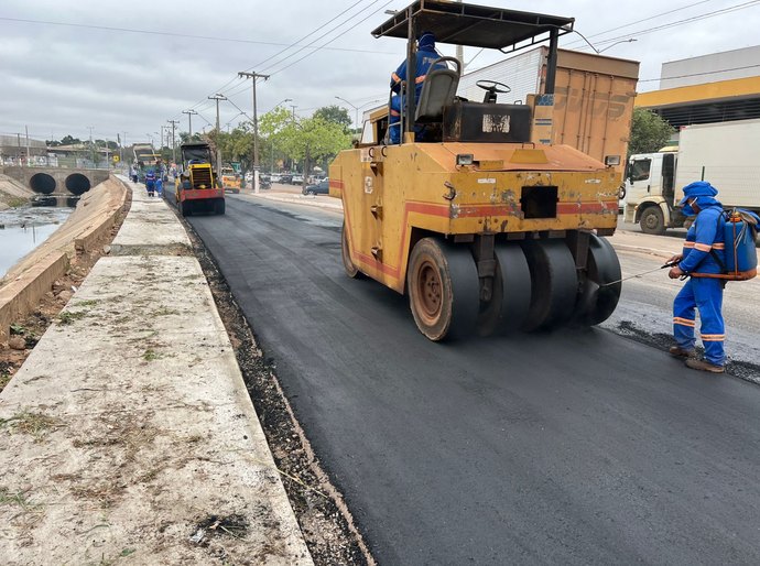 Governo de MT começa revitalização da Avenida 8 de Abril em Cuiabá