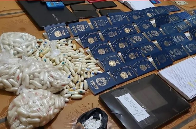 Polícia encontra casa na Zona Oeste de SP com 33 pessoas treinadas para engolir drogas e levá-las para a Europa