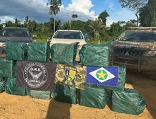 PF, em ação conjunta, apreende cerca de 500 kg de cocaína, em Colniza, MT