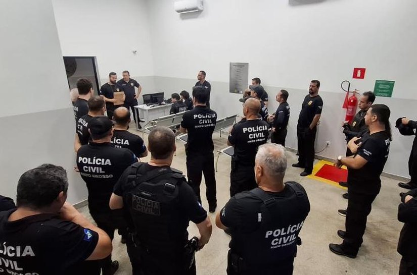 Polícia Civil cumpre mandados contra grupo suspeito de tráfico de drogas em Rosário Oeste,MT