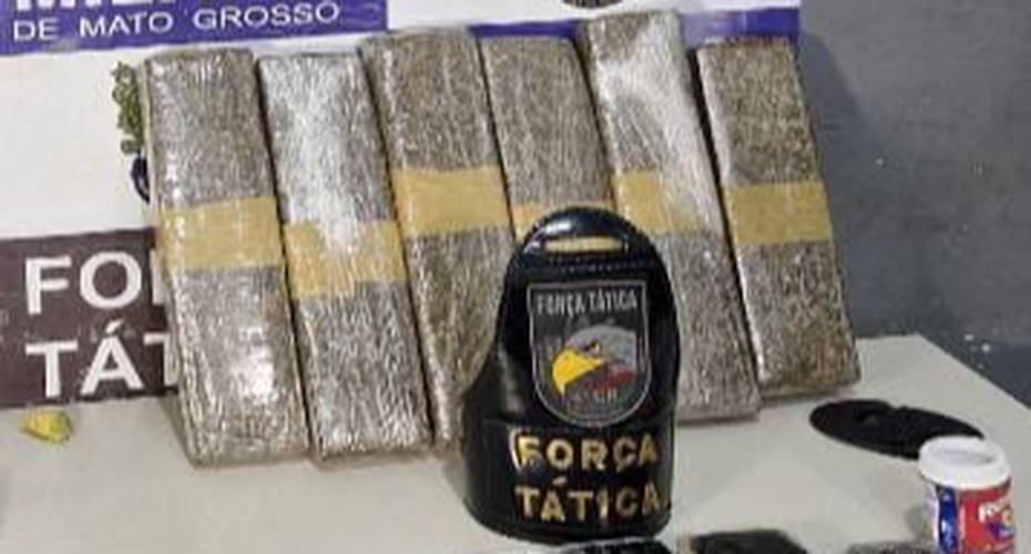 Força Tática prende mulher com seis quilos de maconha em Rondonópolis, MT