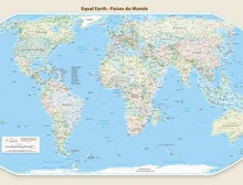 Novo mapa-múndi corrige tamanho da África, América do Sul e Ásia
