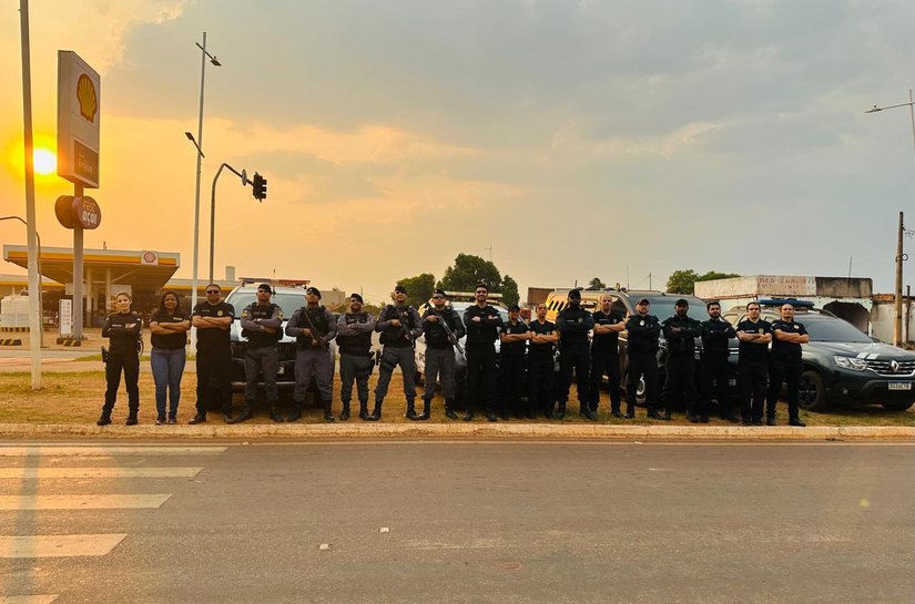 Polícias Civil e Militar fazem a Operação Raven contra o tráfico de drogas em Confresa, MT