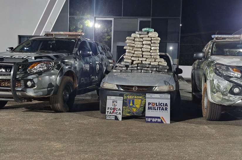 Forças de segurança apreendem 57 quilos de supermaconha e causam prejuízo de R$ 180 mil às facções criminosas