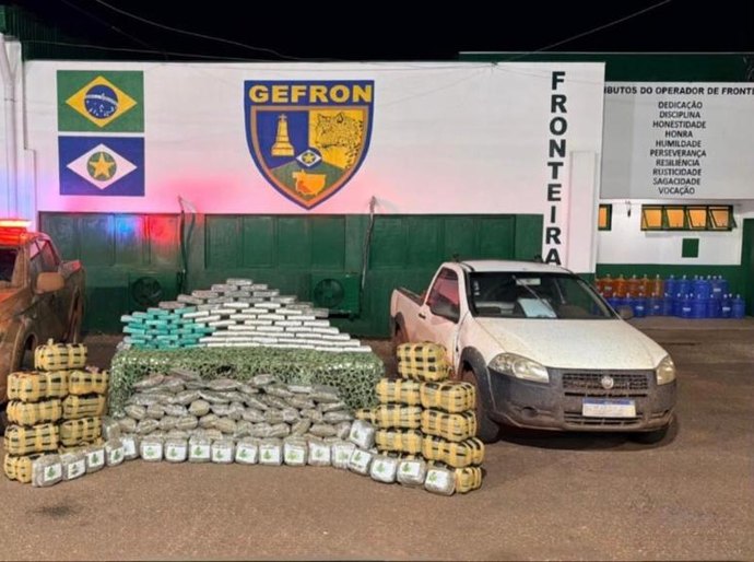 Gefron apreende 250 quilos de drogas e causa prejuízo de R$ 690 mil às facções criminosas