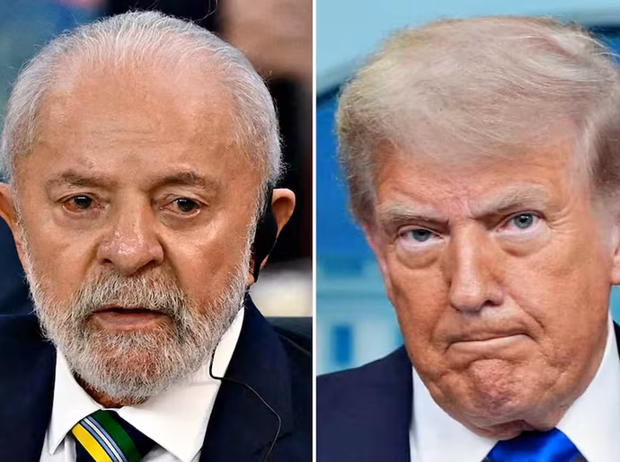 Luta aberta entre dois pesos pesados: Trump impõe tarifas de 50% e Lula ataca por via diplomática