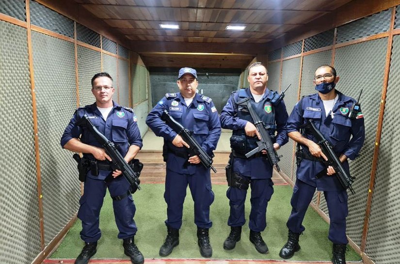 Veja Fotos e Vídeo: Guarda Municipal de VG aumenta poder de ‘fogo’ e adquiri 5 carabinas CTT.40