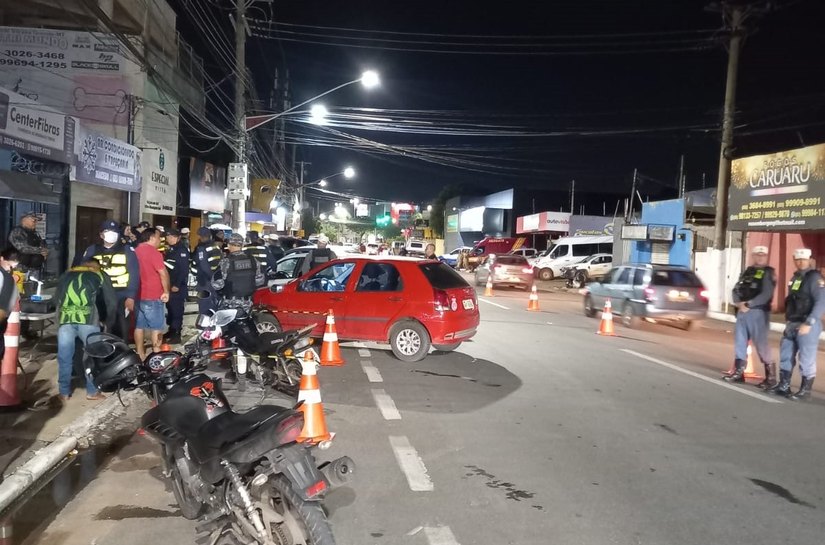 Fiscalização da Lei Seca prende 12 motoristas por embriaguez e um por dirigir com CNH suspensa em VG