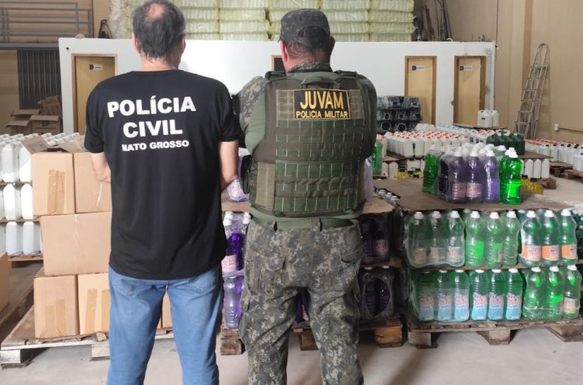 Polícia Civil interdita empresa de produtos químicos que atuava de forma irregular em Cuiabá