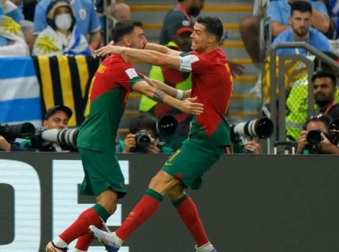 Bruno Fernandes decide, Portugal vence o Uruguai e garante vaga às oitavas da Copa do Mundo