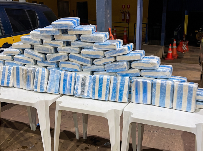 Operação integrada apreende 83 quilos de droga e causa prejuízo superior a R$ 1,2 milhão às facções criminosas