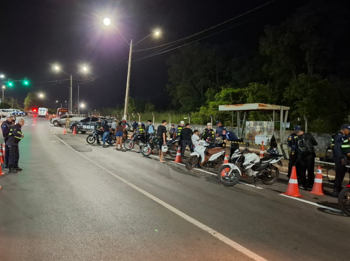 Operação Lei Seca voltada à fiscalização de motocicletas resulta em cinco prisões em Várzea Grande