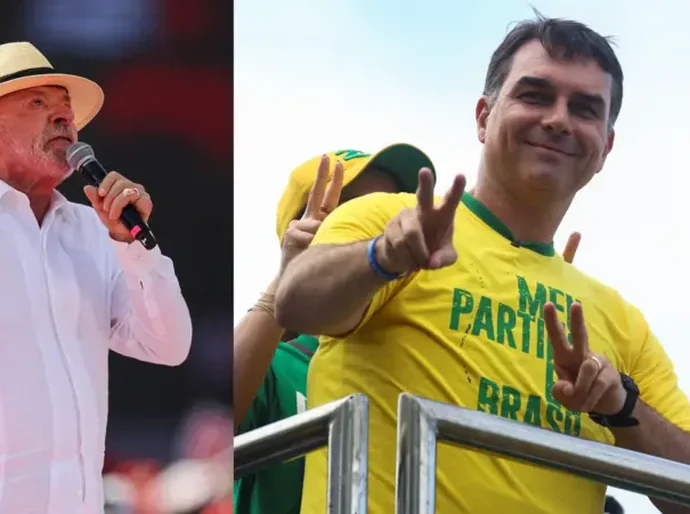 Lula e Flávio Bolsonaro disputam as ruas no 1º dia da campanha presidencial; veja como foram os atos