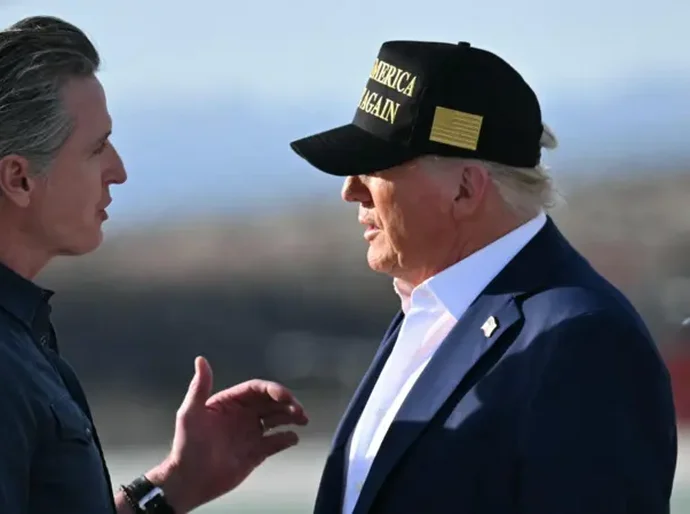 A perigosa 'guerra' entre Trump e o governador da Califórnia em meio aos protestos em Los Angeles