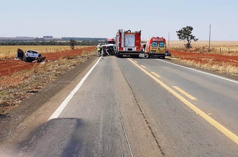 Acidente em rodovia estadual mata um e deixa 5 feridos em MT