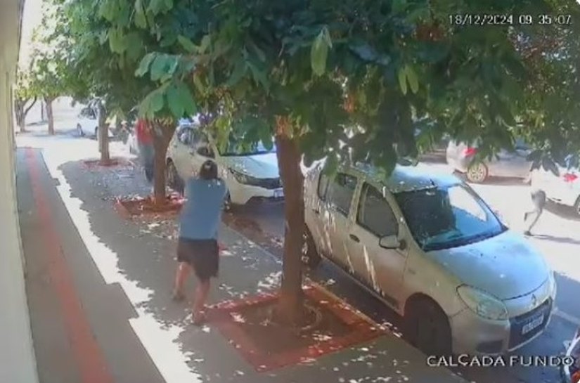 Veja Foto e Vídeo:  Policiais Militares e Penal que protagonizaram tiroteio em Cuiabá estavam de folga e faziam trabalho particular; em nota PM nega versão