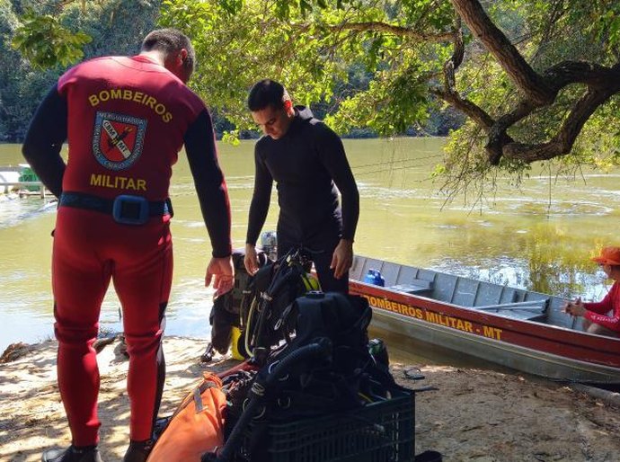 Corpo de Bombeiros localiza corpo de vítima que se afogou no rio Guaporé, MT