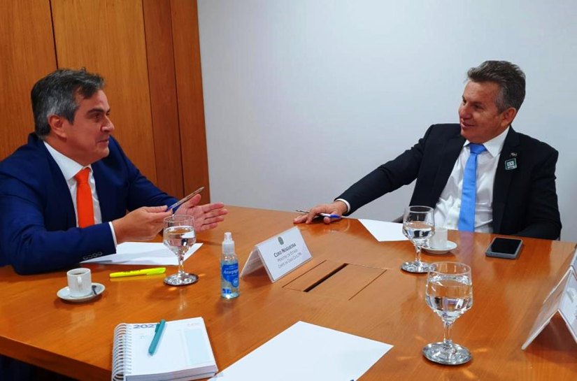 Ministro garante ao governador Mendes'segurança jurídica total' para Ferrovia Estadual
