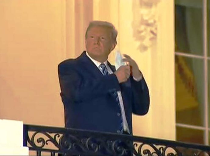 Trump tem alta de hospital após três dias internado com Covid-19