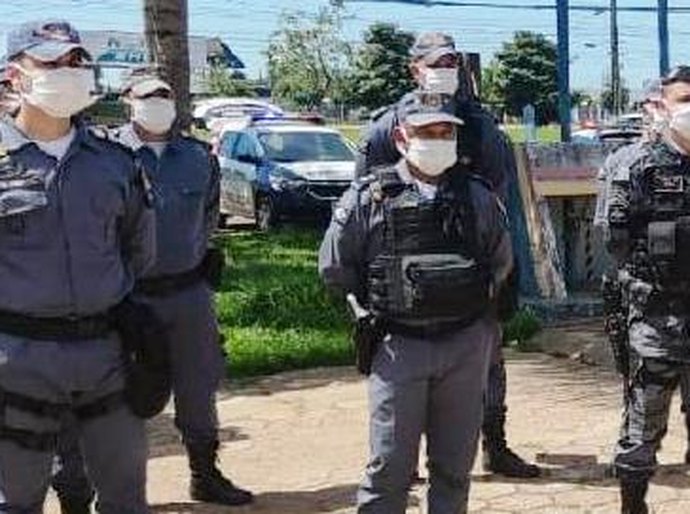 PM´s de MT recebem máscaras e itens de higiene para proteção durante ocorrências